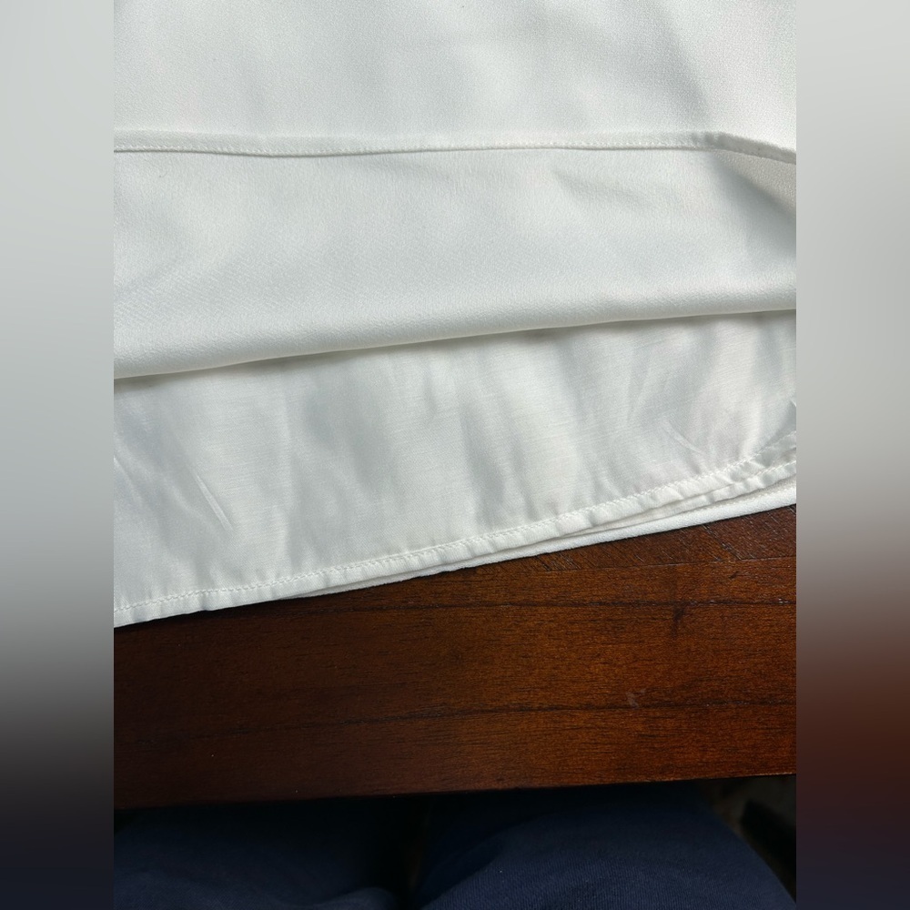 Tiffany & Co. White Blouse size 6 - Picture 6 of 7
